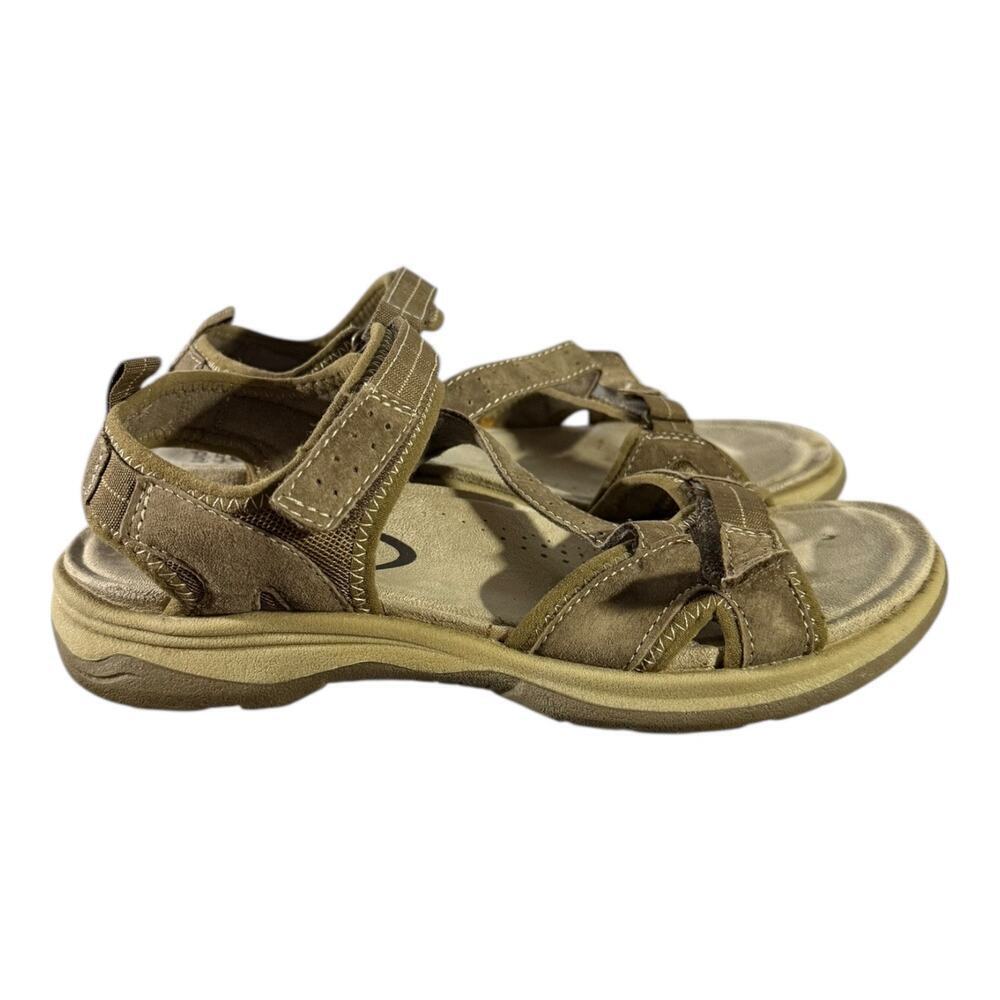 Earth Spirit Women's Sari Sandal Strap Slip On Brown Size 8